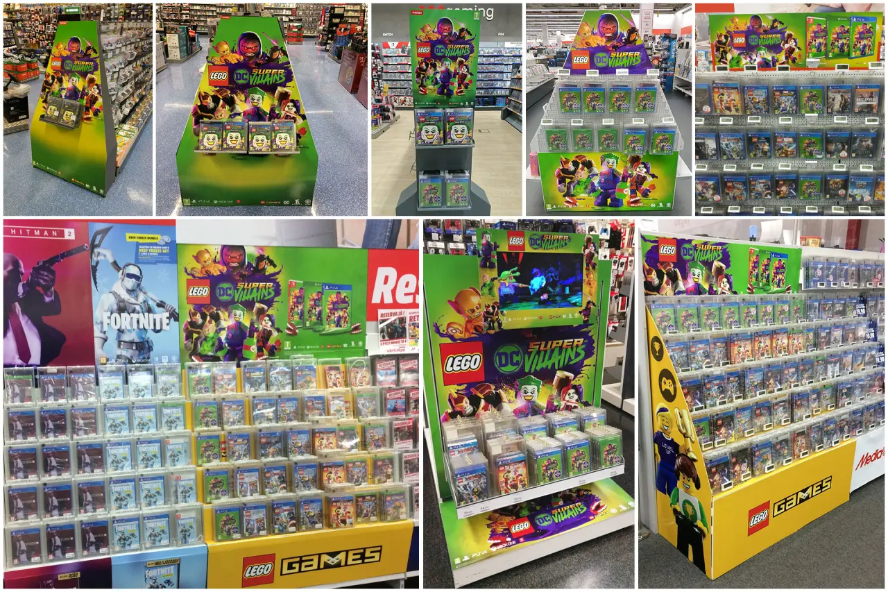 LEGO© DC Super-Villains trade marketing in Portugal