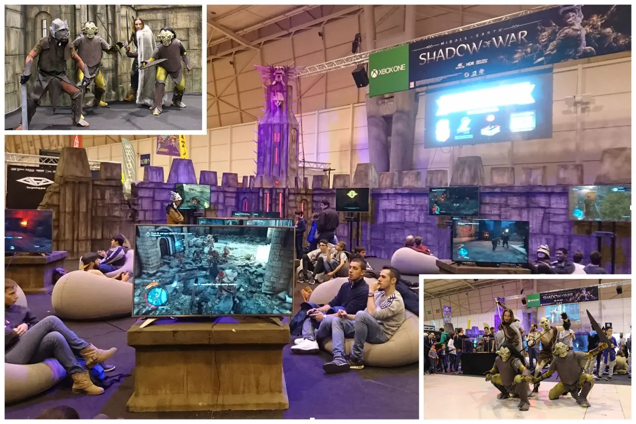 Middle-earth:Shadow of War video game Fortress at Lisboa Games Week 2017